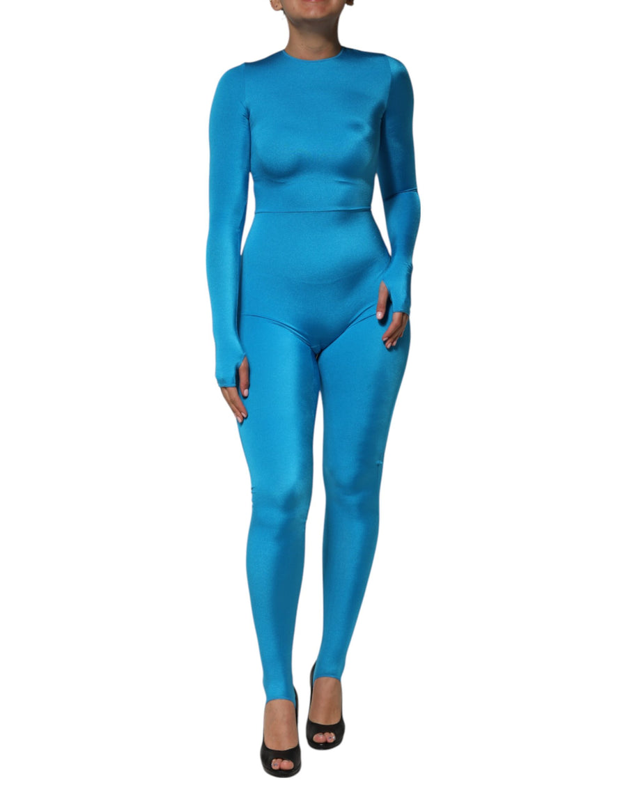Dolce & Gabbana 80% Nylon 20% Elastane bodysuit in blue