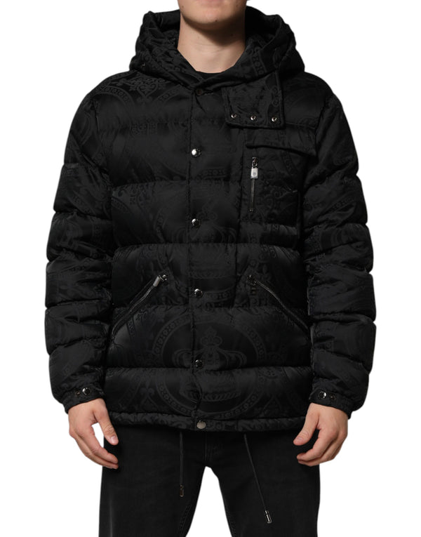 Dolce & Gabbana 100% Nylon down jacket in black