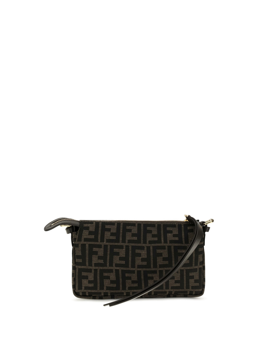 All-Over Monogram Jacquard Shoulder Bag Tab.mr+ebano Polyester; Cotton