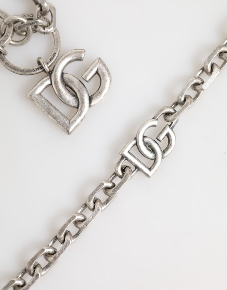 Dolce & Gabbana 90% Real Brass necklace in silver