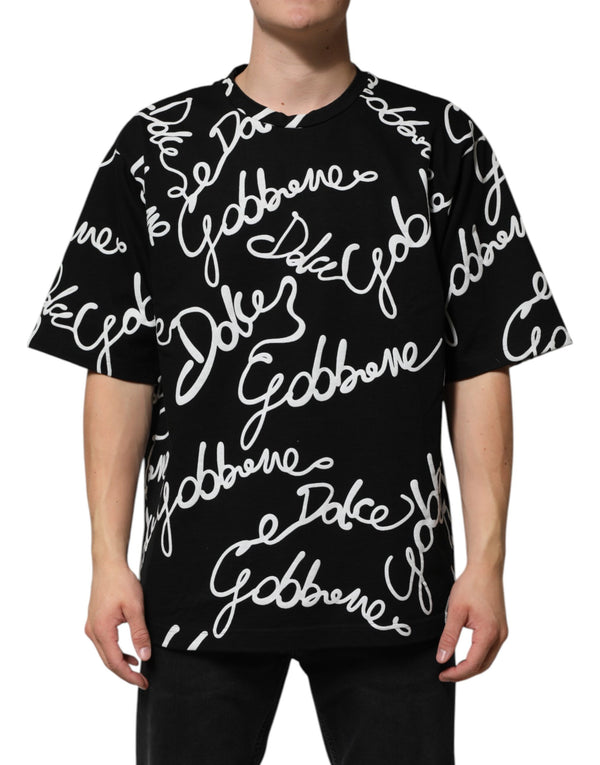 Dolce & Gabbana 100% Cotton t-shirt in black