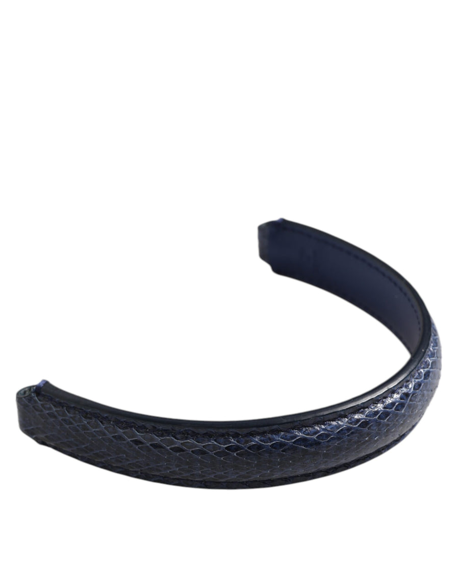 Dolce & Gabbana 100% Ayers Leather shoulder bag strap in blue