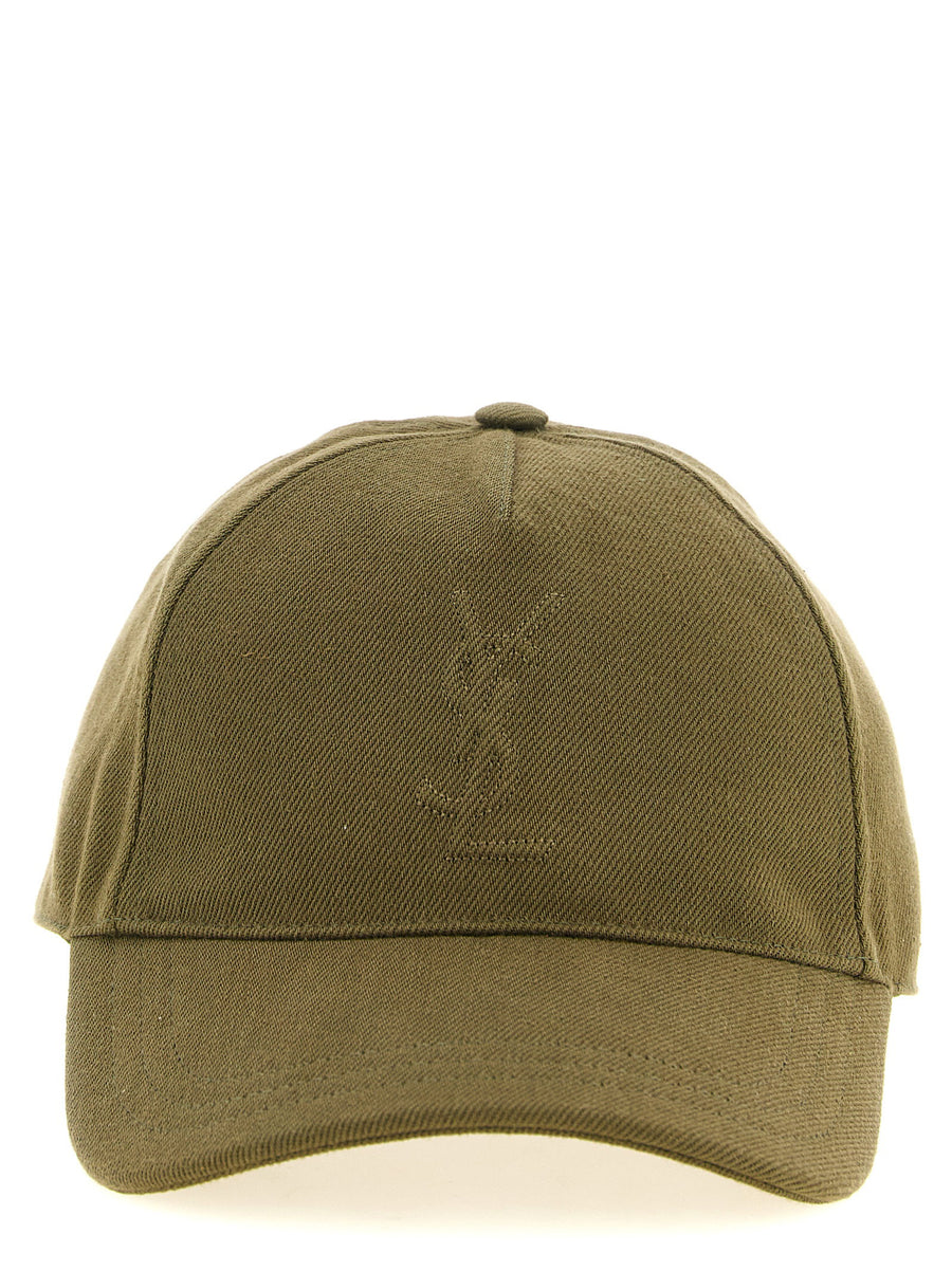 Saint Laurent Baseball Cap — Khaki