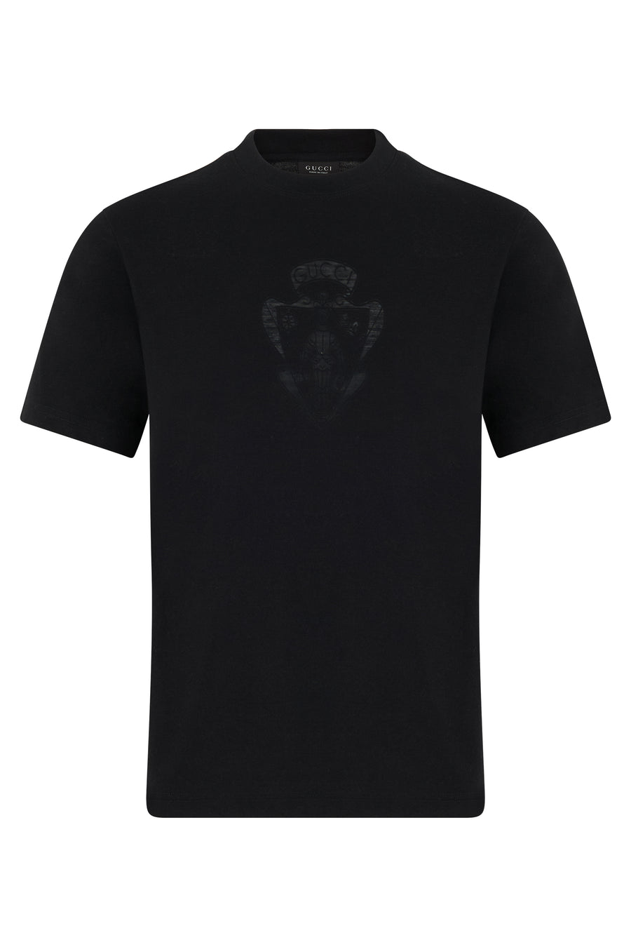 T-Shirt Mixed Cotton Black T-shirts