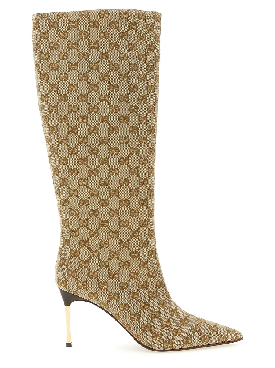 Gucci Bombshell Boot — Beige