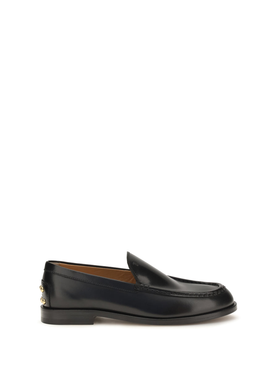Leather Loafers Gommino Black Calf