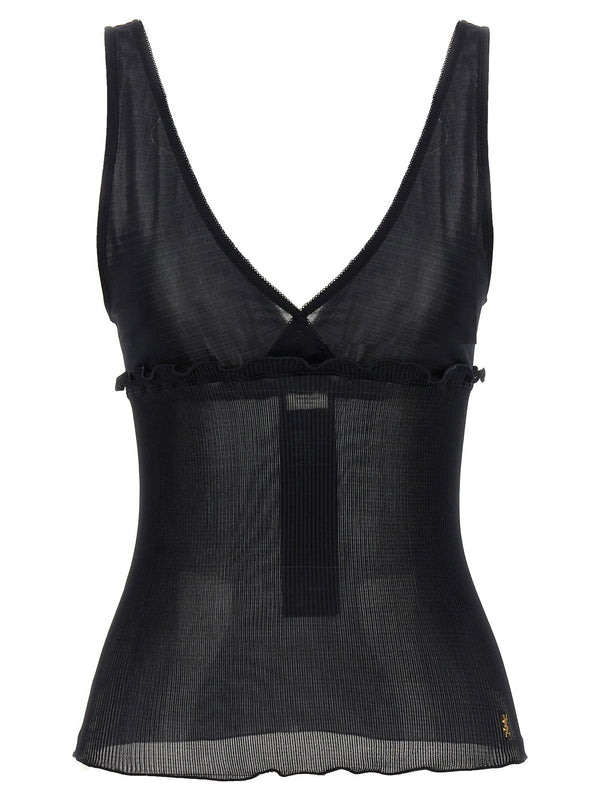 توب كاساندريSaint Laurent — أسود