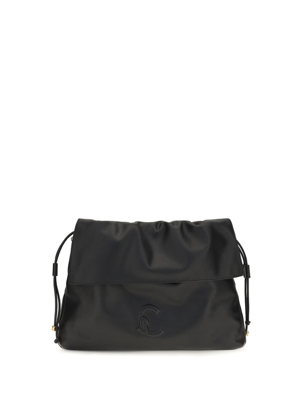 Coccinelle 100% calf leather (Bos Taurus) shoulder bag in black