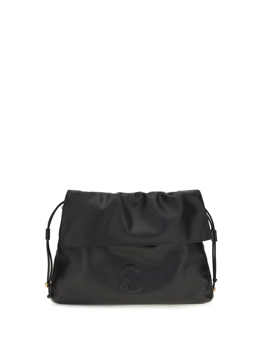 Coccinelle 100% calf leather (Bos Taurus) shoulder bag in black