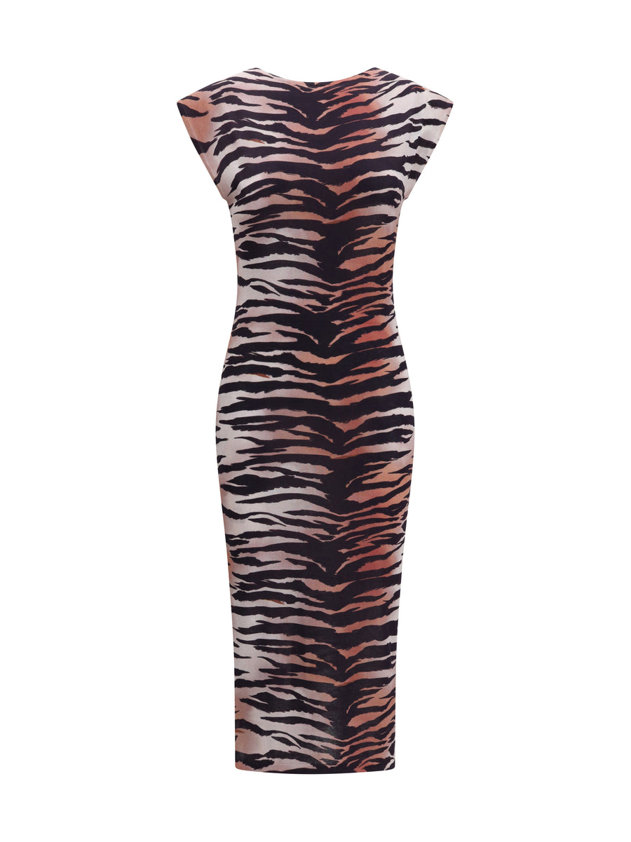 Pinko 69% Cotton dress in multicolor