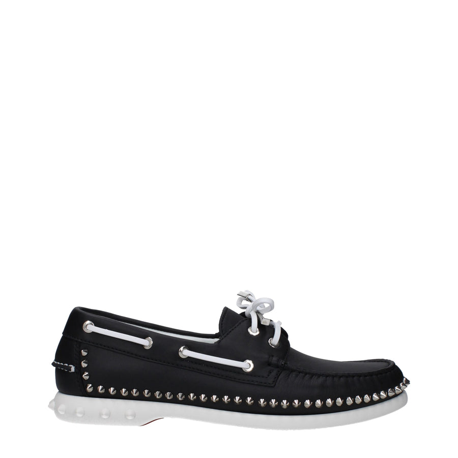 Christian Louboutin Leather loafer in black
