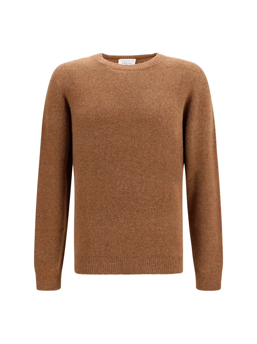 Roberto Collina 47% Merino Wool; 32% Camel; 21% Polyamide sweater in brown