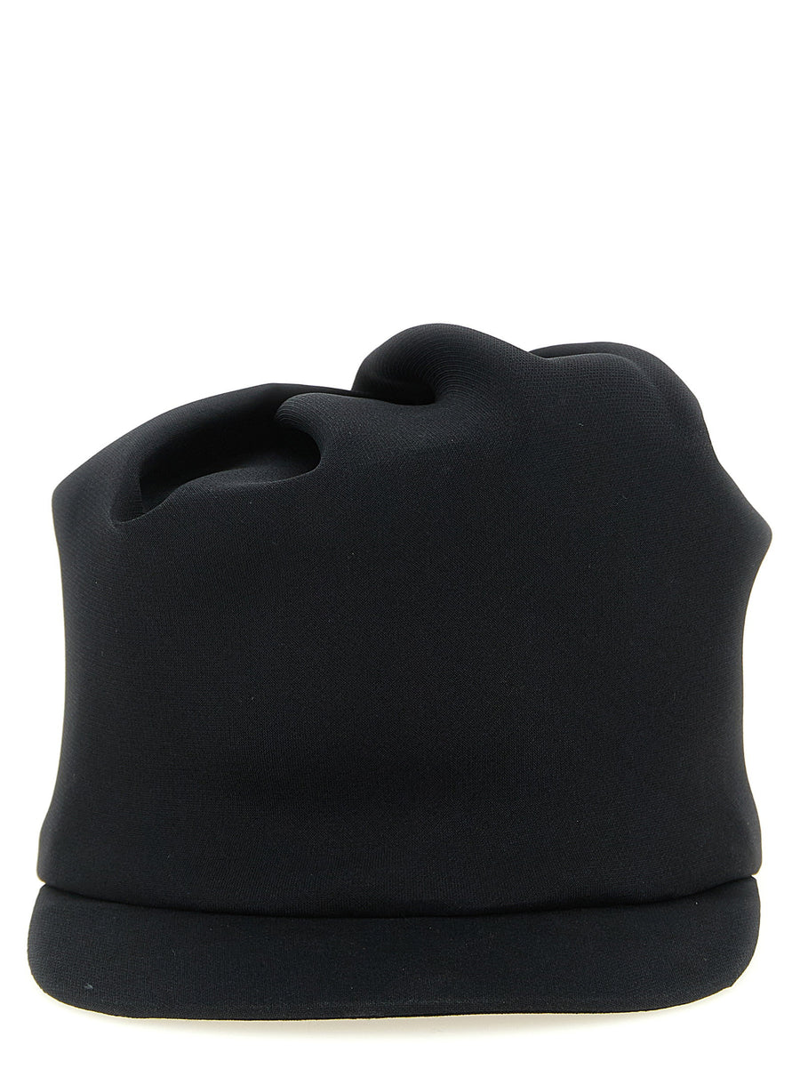 Balenciaga Sculptural Silk Hat — Black