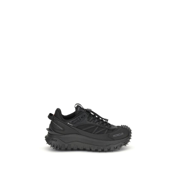 Moncler UPPER 50% Calf Leather Bos Taurus 50% Polyester SOLE 100% Rubber sneaker in black