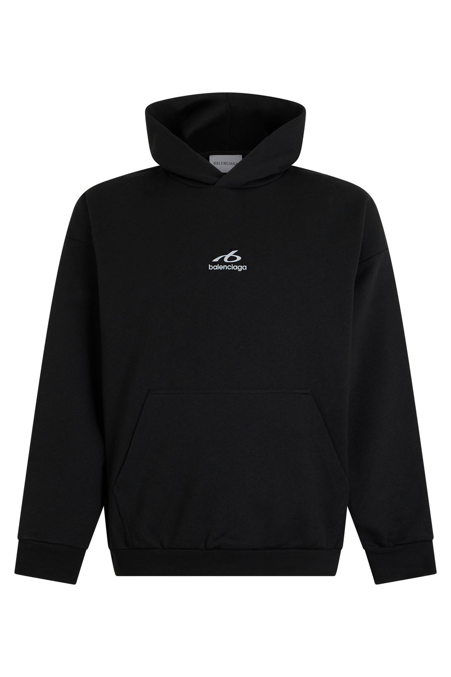Hooded Sweatshirt Black Cotton Jumpers