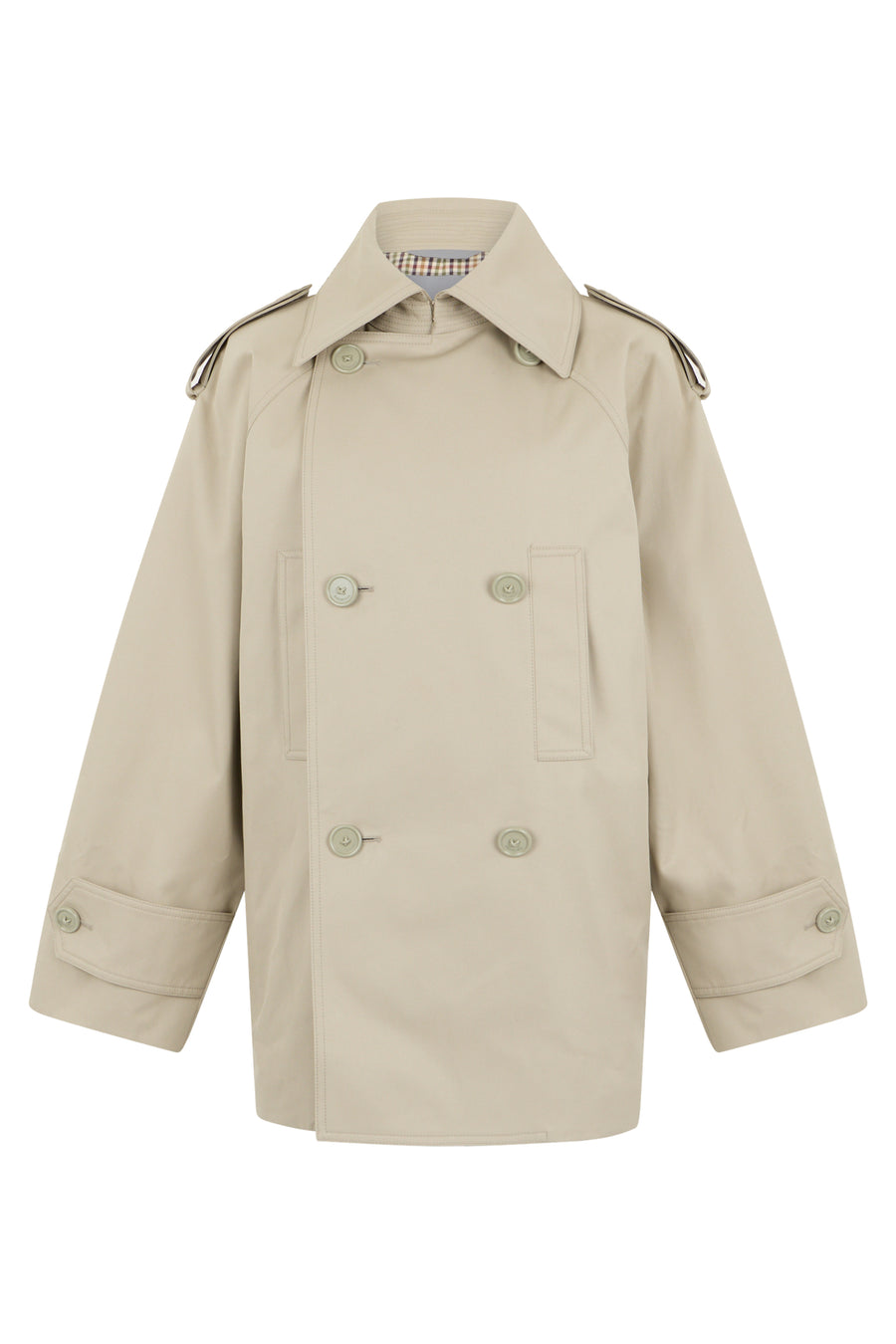 Trench Coat Cotton Beige & Raincoats