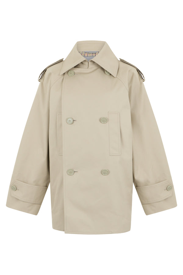 Trench Coat Cotton Beige & Raincoats