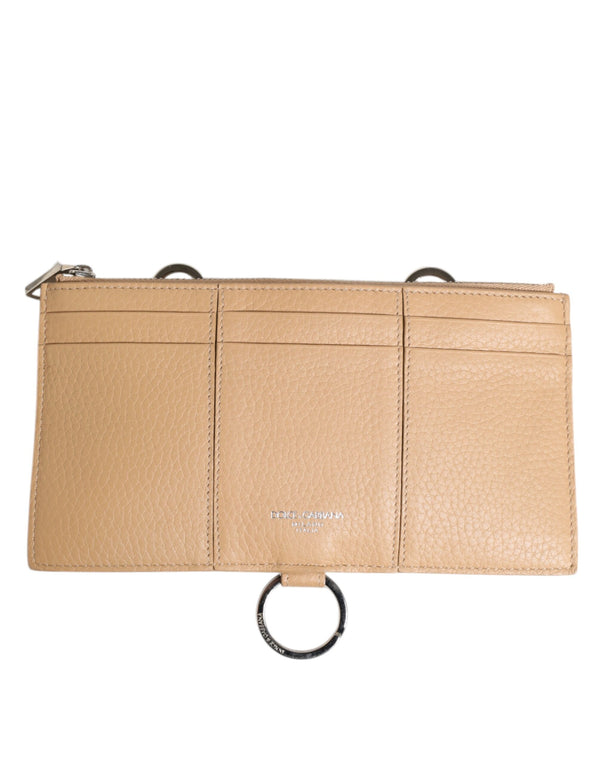 Dolce & Gabbana 100% Leather wallet in beige