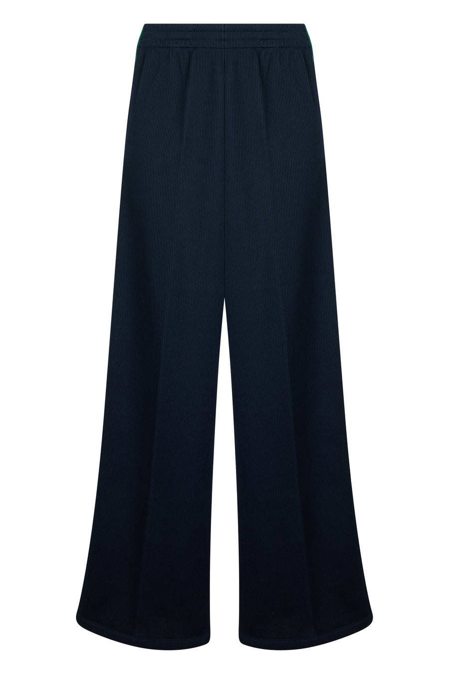 Wide-Leg Trousers Blue Japan Cotton