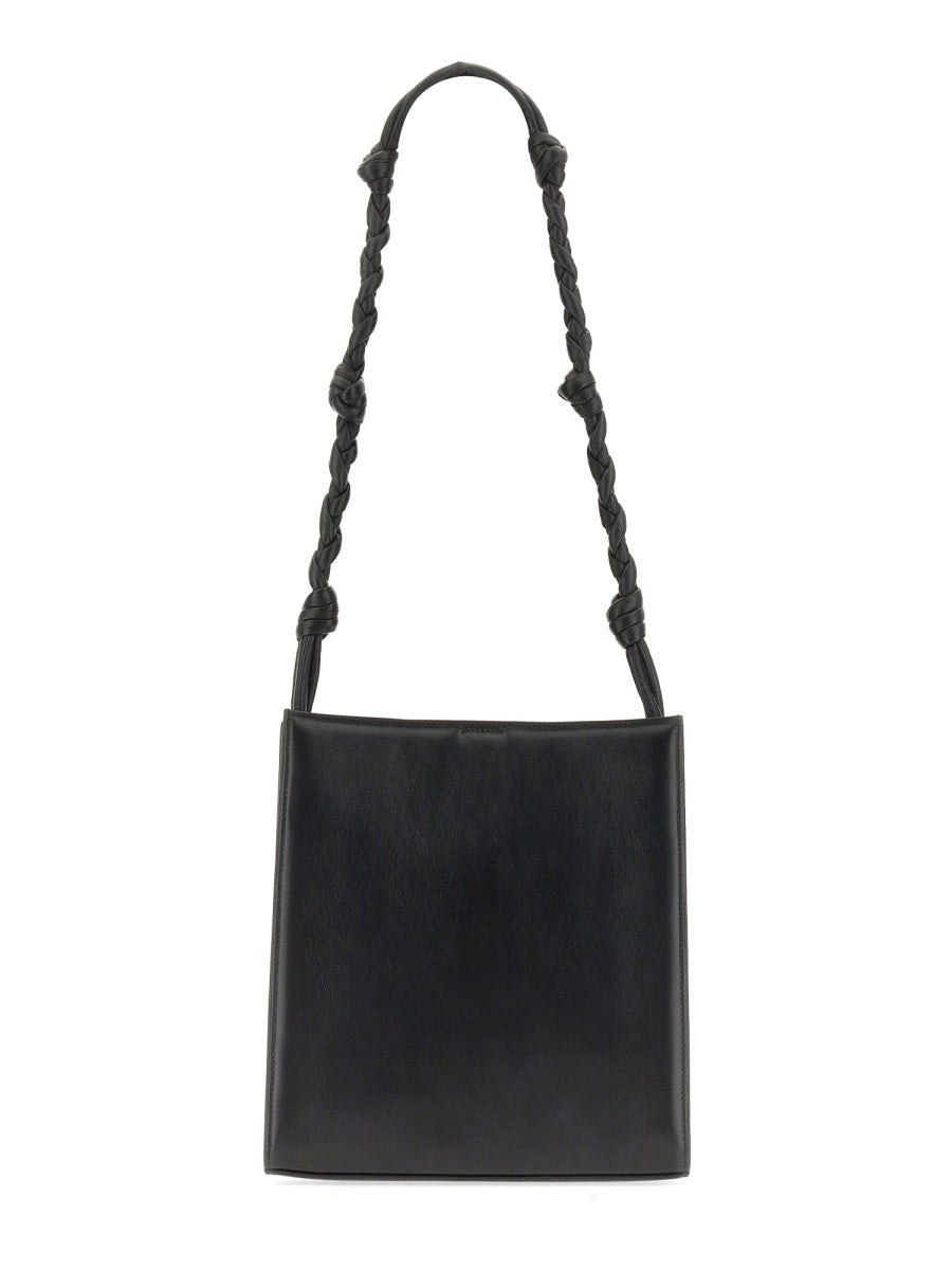 Medium Padded Tangle Bag Black Leather Shoulder
