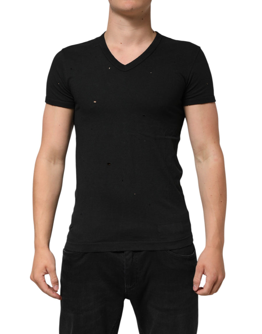Dolce & Gabbana 100% Cotton t-shirt in black