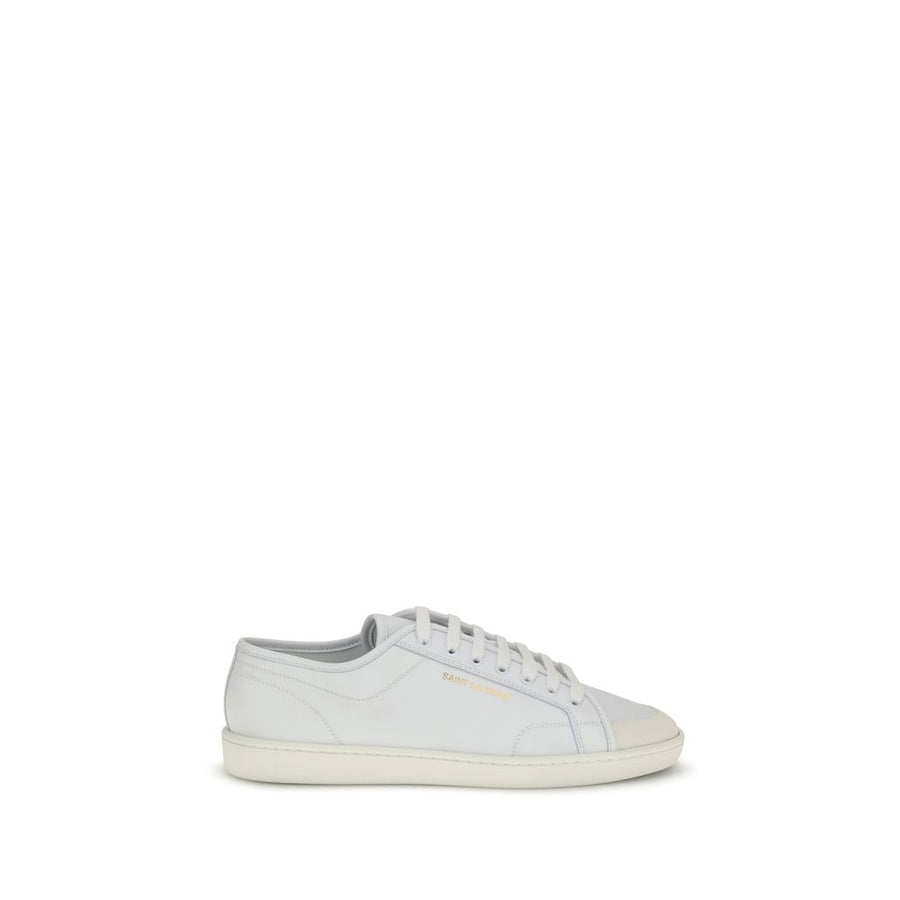 Saint Laurent Upper 100% Calf Leather Bos Taurus sneaker in white