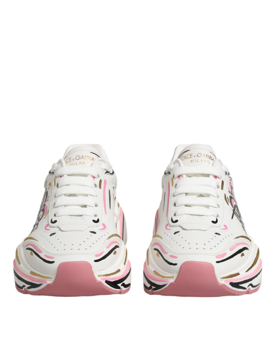 Dolce & Gabbana 100% Calf Leather sneaker in white