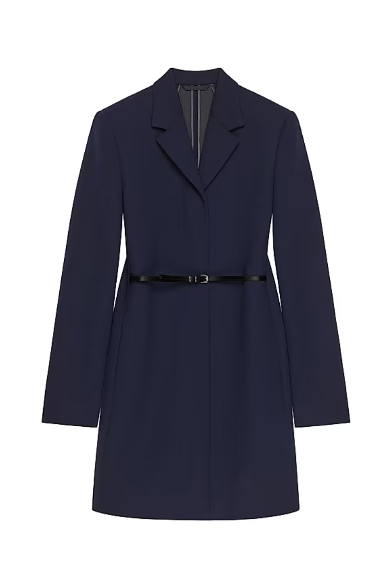 Givenchy Voyou Coat_navy-Grey Grey,cream,navy Clothing