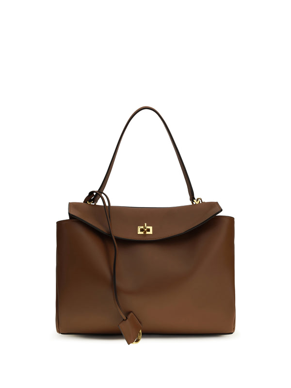 Balenciaga 100% calf leather Bos Taurus shoulder bag in brown