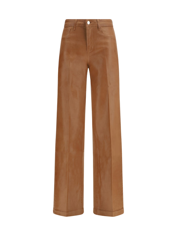 L'Agence 86% Cotton jeans in bronze
