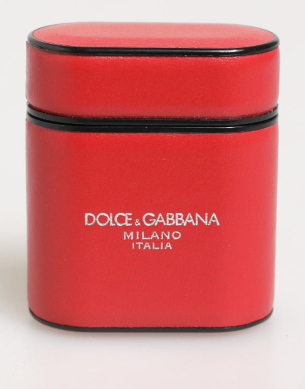 Dolce & Gabbana 100% Calf Leather card case in red