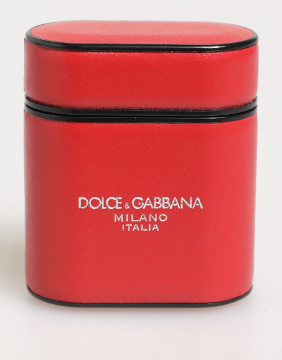 Dolce & Gabbana 100% Calf Leather card case in red