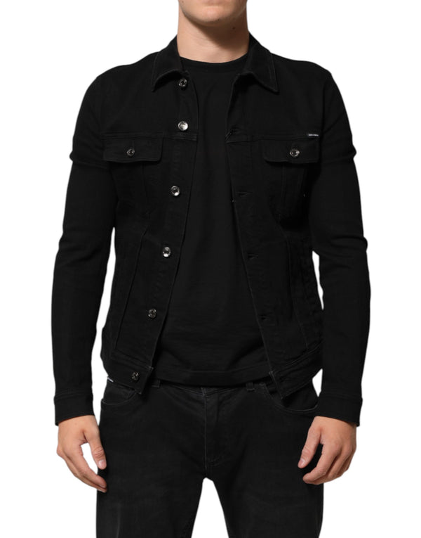 Dolce & Gabbana 98% Cotton jacket in black