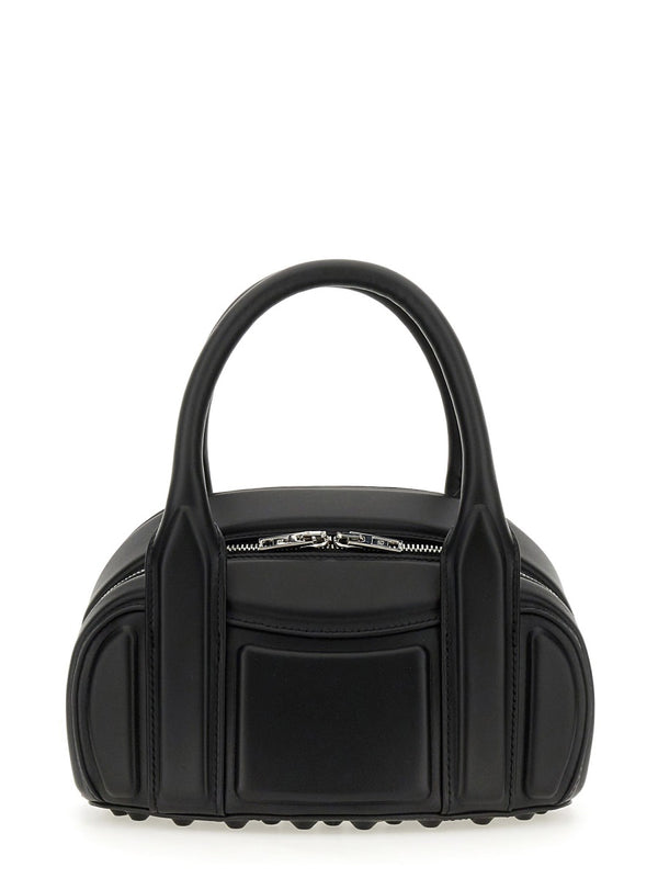 Small Roc Bag Black Lamb Leather Handbags