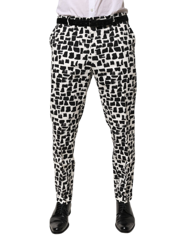 Dolce & Gabbana 97% Cotton trousers in multicolor