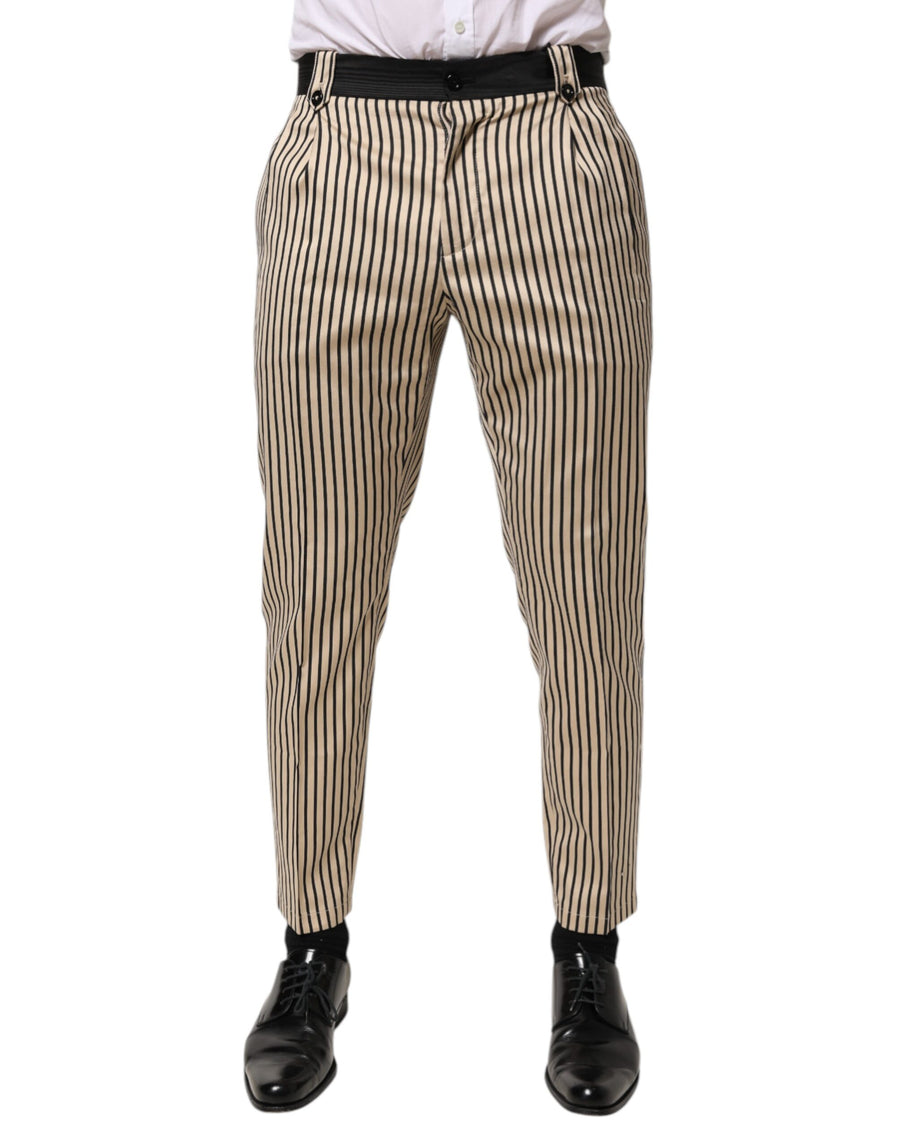 Dolce & Gabbana 97% Cotton 3% Elastane trousers in beige