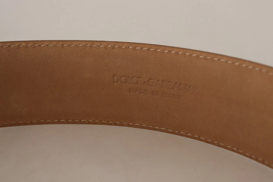 Dolce & Gabbana 100% Leather belt in brown
