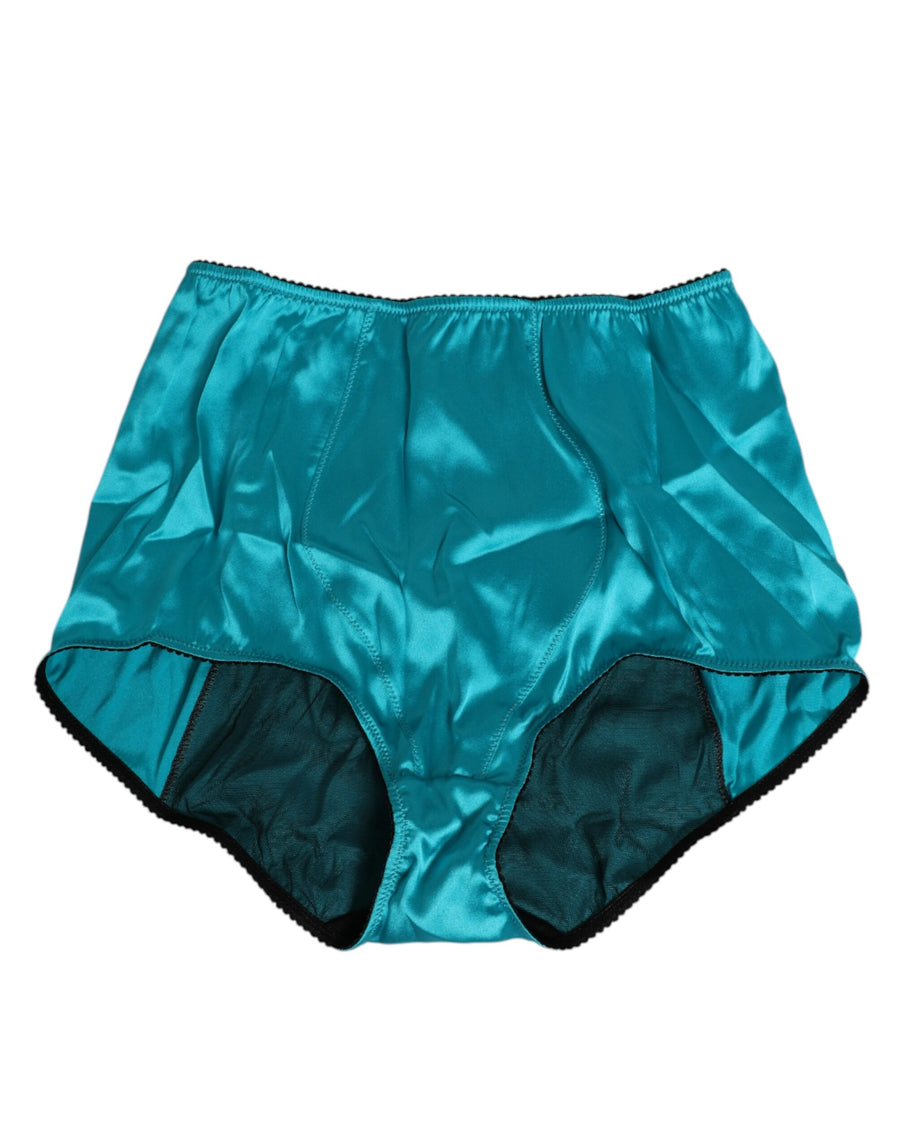 Dolce & Gabbana 94% Silk / 6% Elastane brief in green