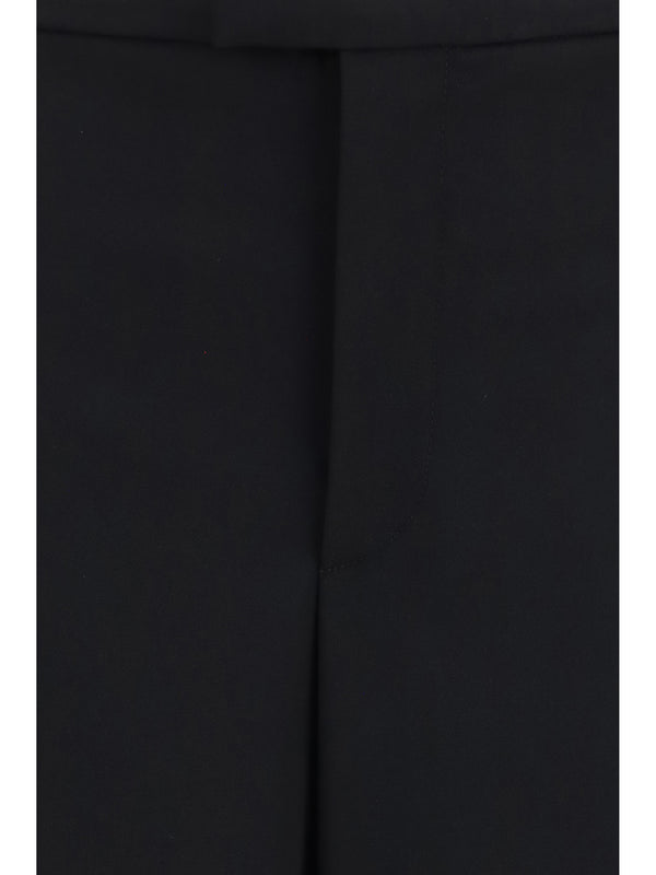 Pants Lightweight Wool Black Merino Trousers