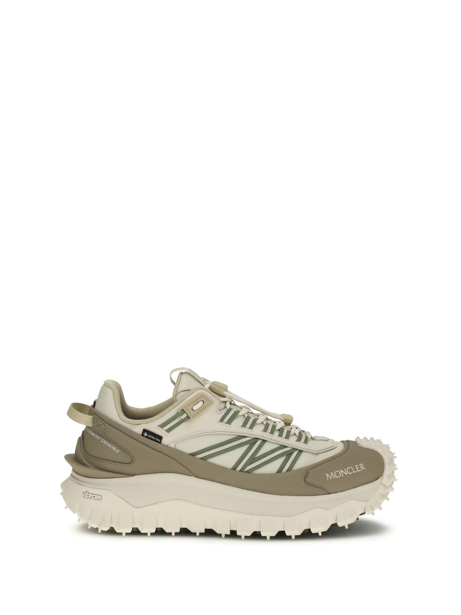 Moncler Upper: 100% polyamide sneaker in beige