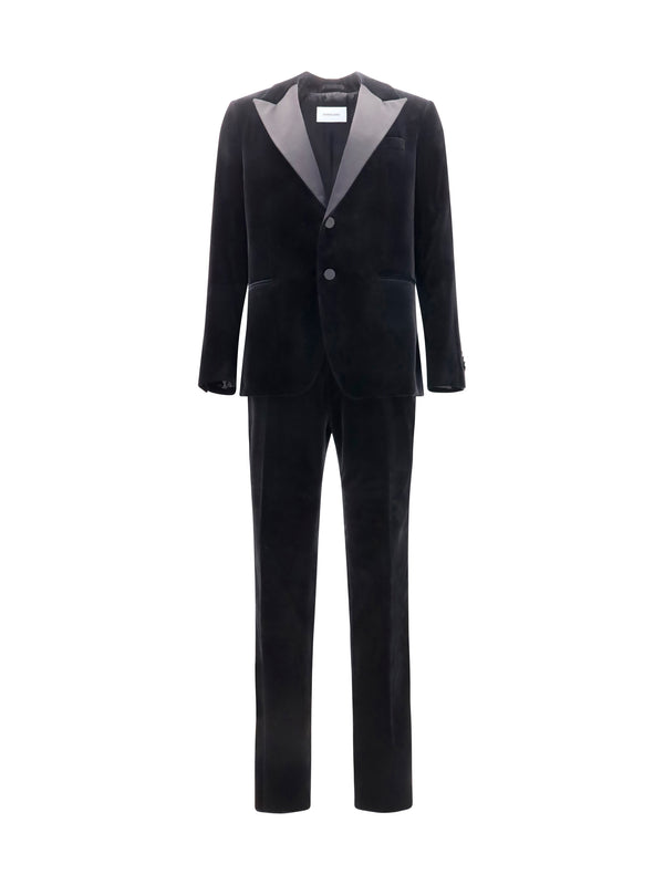 Ferragamo 100% Cotton pant suit in black
