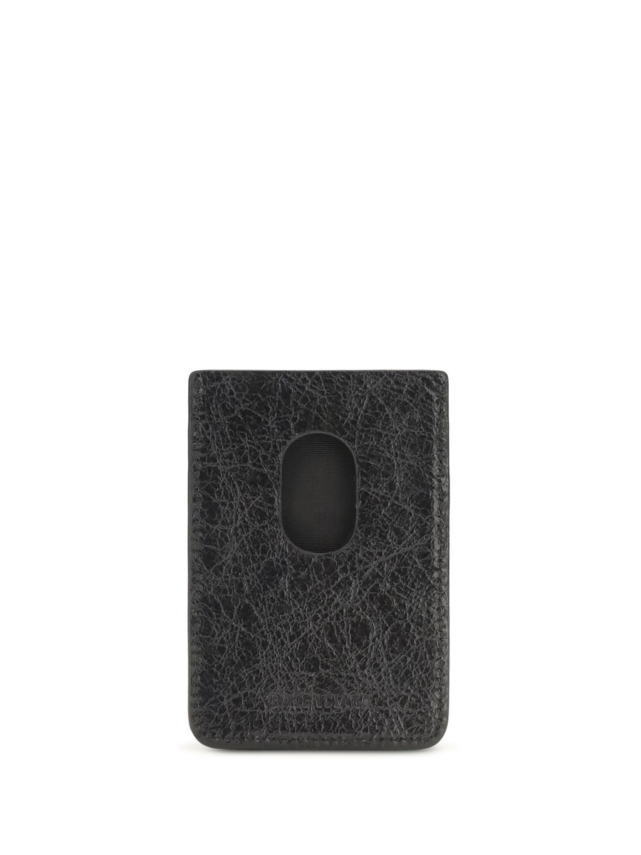 Card Holder Le City Black Lambskin Leather Umbrellas