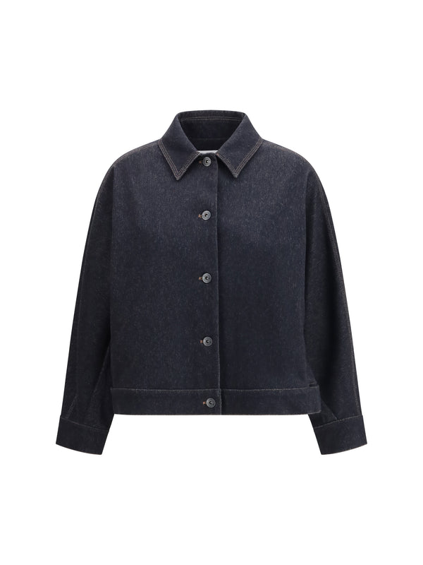 Max Mara Pure 57% Cotton; 36% Polyester; 7% Elastane jacket in navy