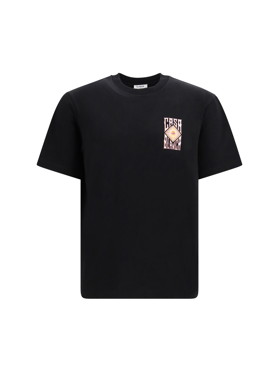 Hermons Mirage Print T-Shirt Black Cotton T-shirts