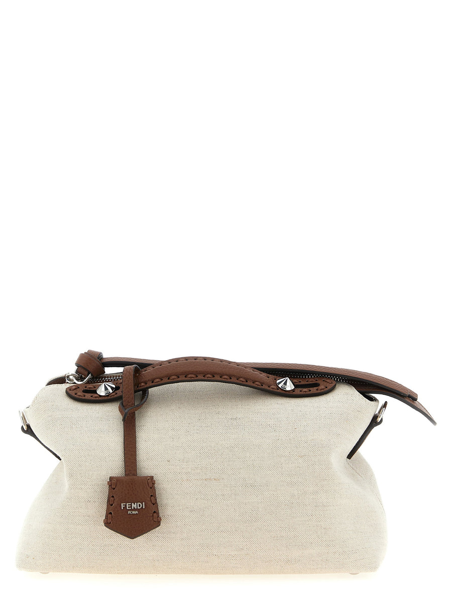Fendi By The Shoulder Bag — Cream