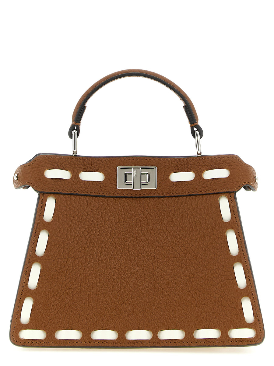 Fendi Peekaboo Iseeu Top Handle Bag — Brown