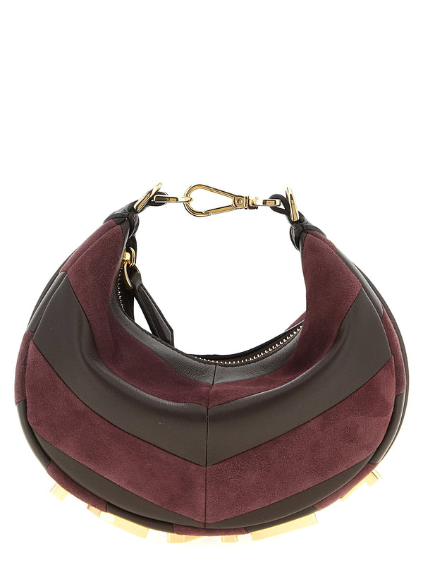 حقيبة ميني Fendi — عنابي