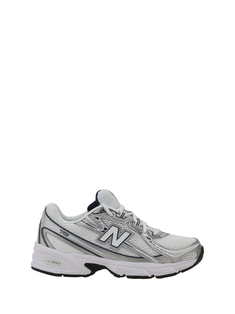 Sneakers 740 White-Silver-Navy White/silver/navy Upper: Fabric Trainers