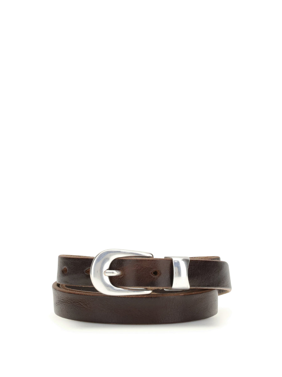 Our Legacy 100% Calf Leather Bos Taurus belt in brown
