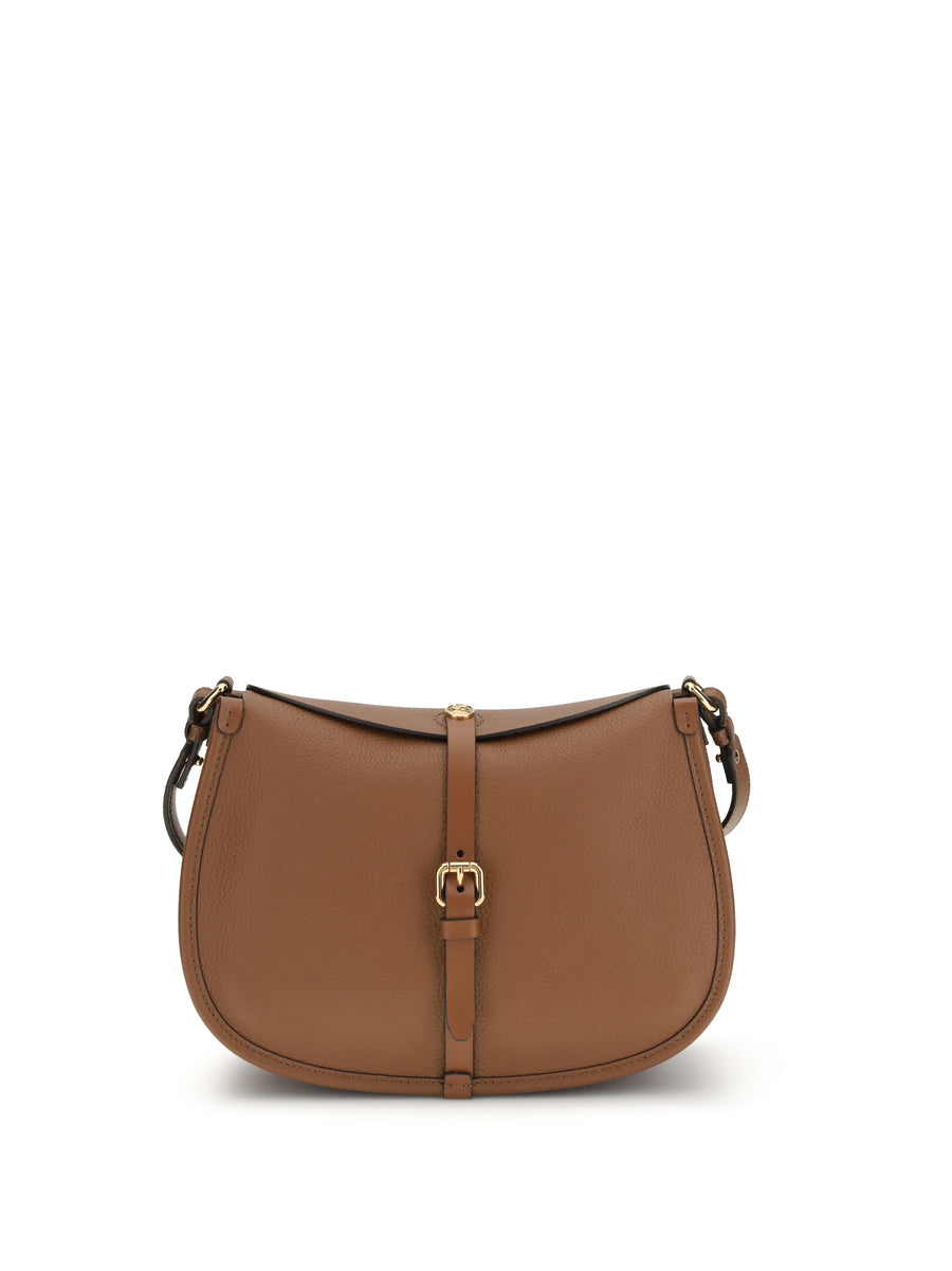 Etro Outer: 100% calf suede; inner: 100% calf leather shoulder bag in brown